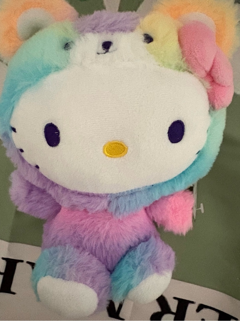 🐱Hello Kitty 💜 Rainbow Sherbet 9. 5IN Plush